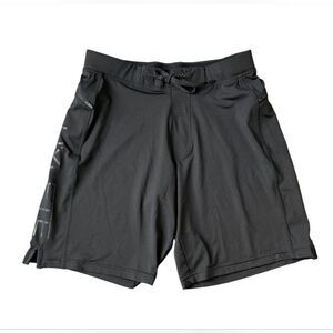 HYLETE Athletic Draw String Shorts Black Color Mens Size M Regular